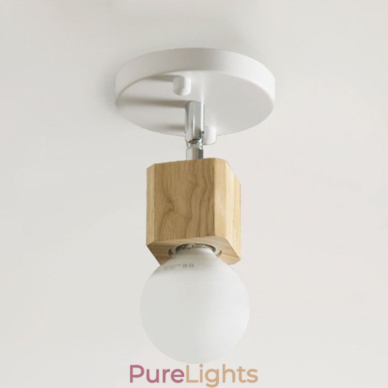 Simple Mini Spotlight Modern White Ceiling Light(Single Light)