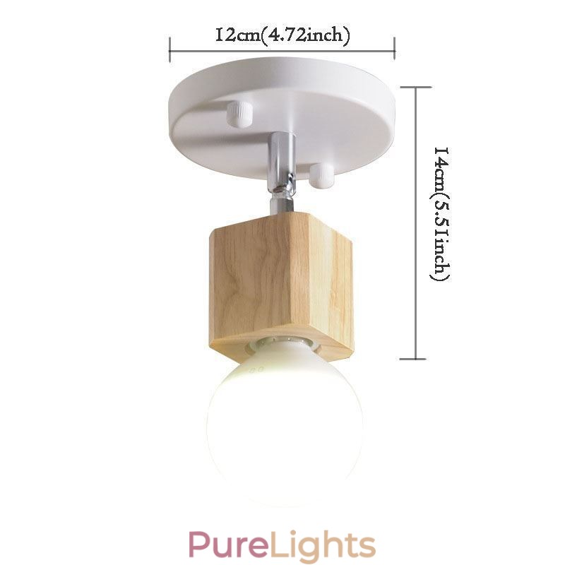 Simple Mini Spotlight Modern White Ceiling Light(Single Light)