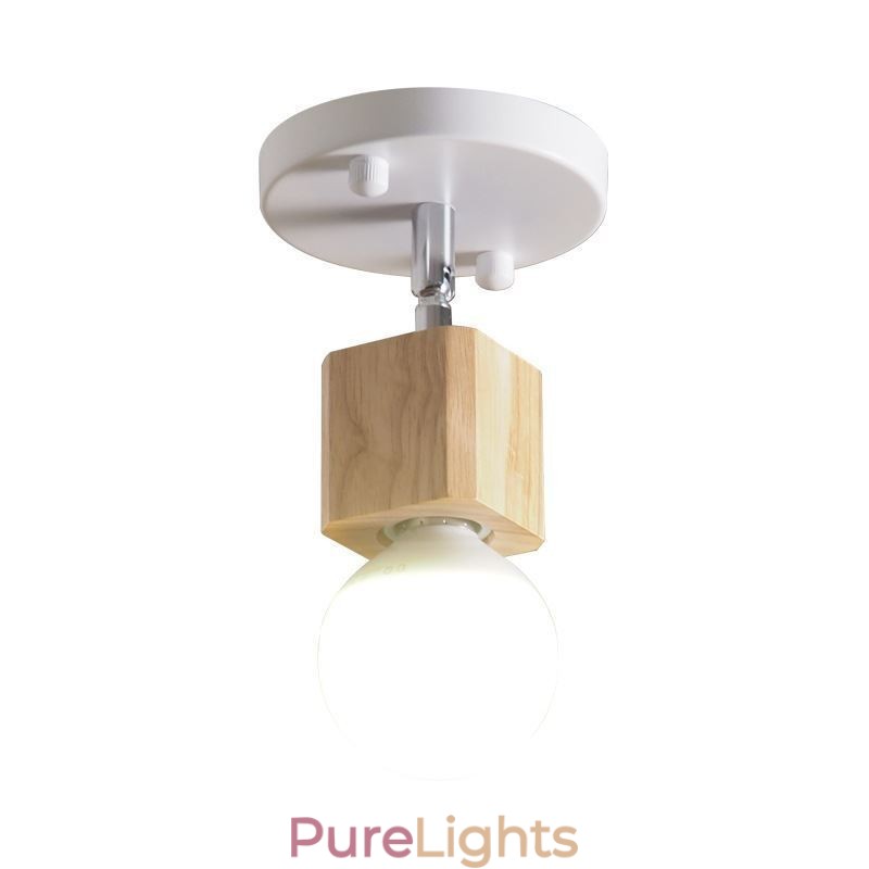 Simple Mini Spotlight Modern White Ceiling Light(Single Light)