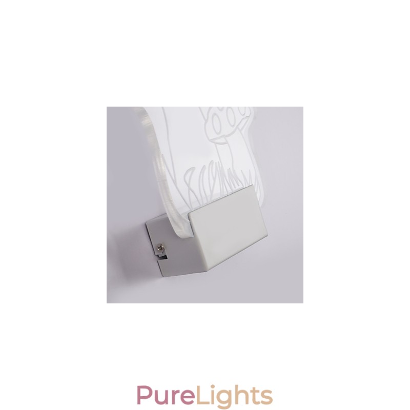 Acrylic Wall Lamp PVC Lamp Light Modern Contemporary Metal