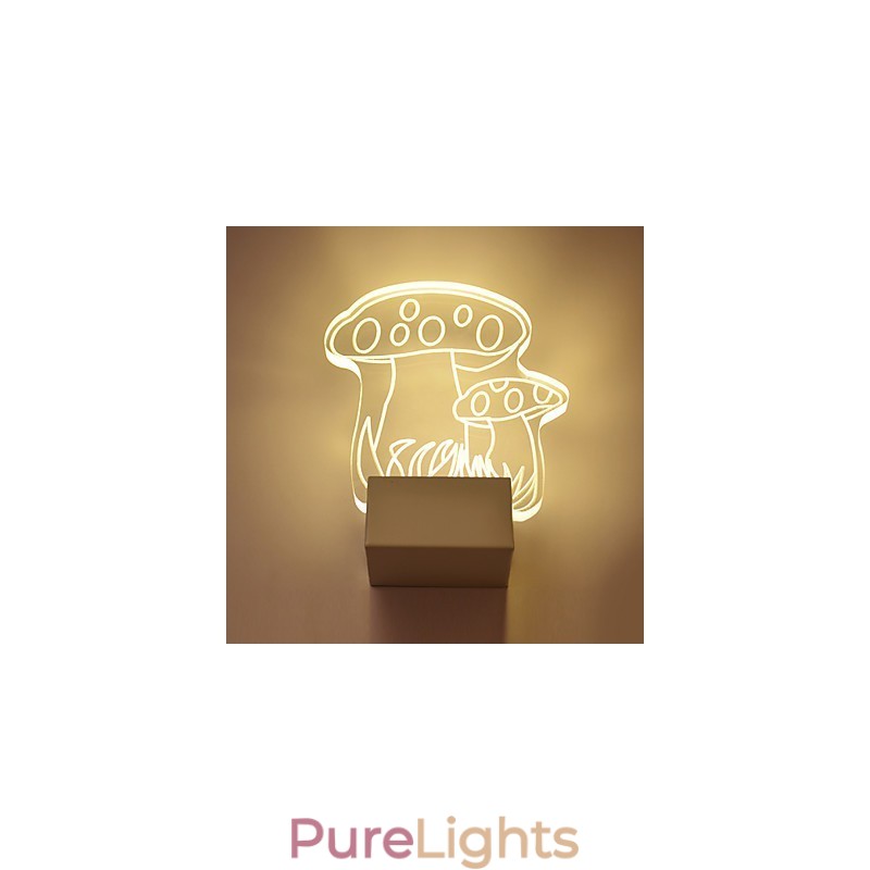 Acrylic Wall Lamp PVC Lamp Light Modern Contemporary Metal