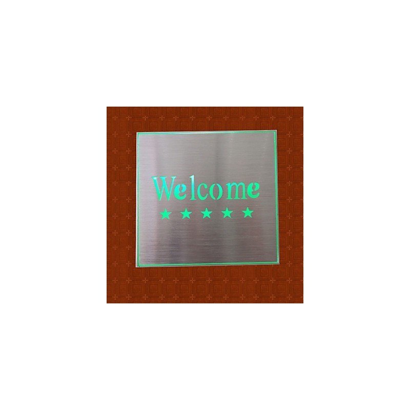 The Hotel Market Welcome Indicator Light Lamp Creative Bar Model Wall Sconces Metal