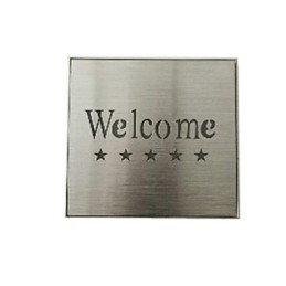 The Hotel Market Welcome Indicator Light Lamp Creative Bar Model Wall Sconces Metal