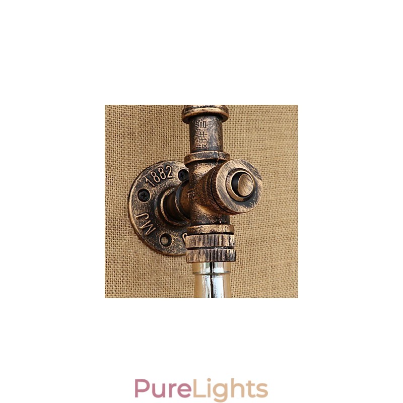 Retro American Village Creative Industry Wind Designer Water Bottle Wall Lamp Wall Light