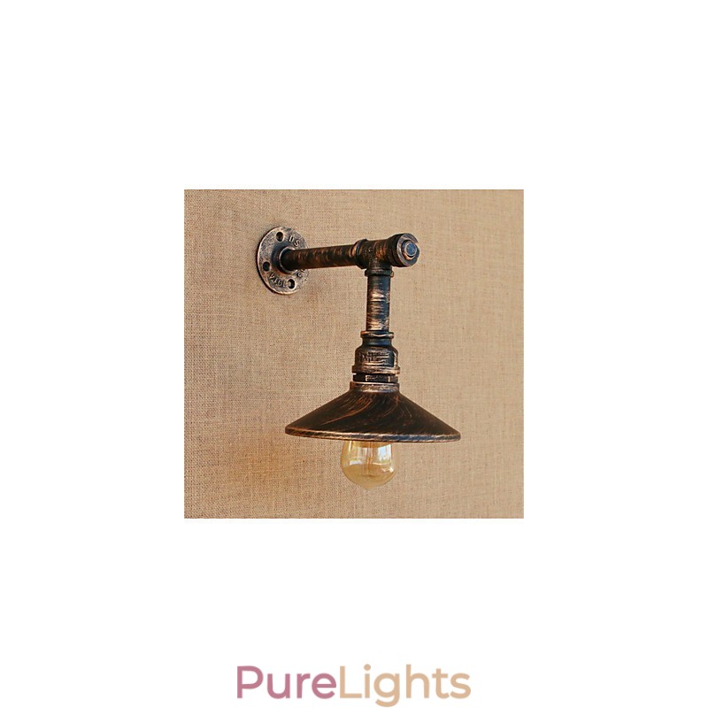 Rustic Lodge Country Antique Brass Feature for Ambient Light Wall Sconces Wall Light
