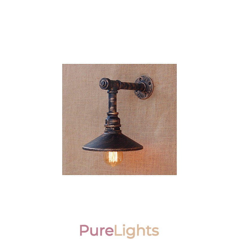 Rustic Lodge Country Antique Brass Feature for Ambient Light Wall Sconces Wall Light