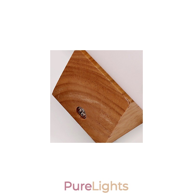 Novelty Country Feature for Mini Style Eye Protection Downlight Wall Sconces Wall Light Log Wood Bedroom Bedside Lamp