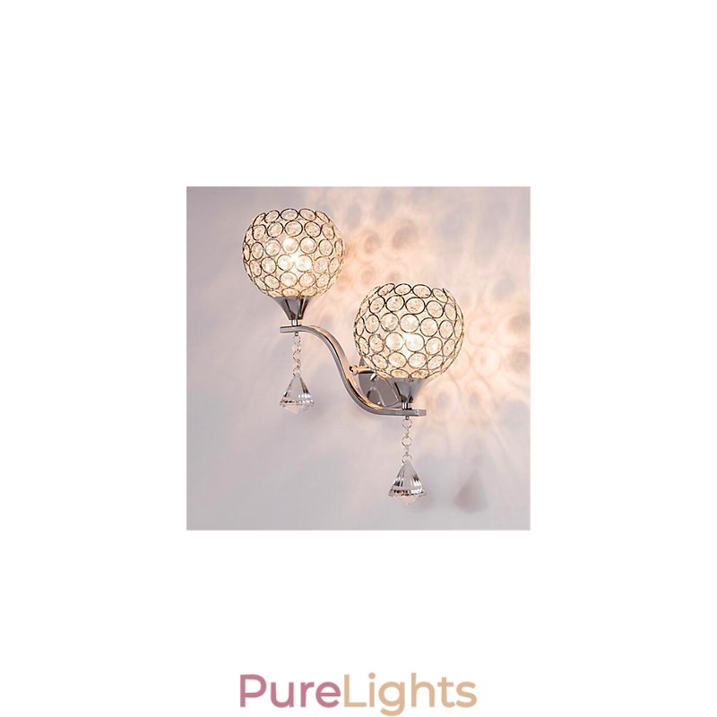 Modern Minimalist Living Room Corridor Corridor Crystal Wall Lamp