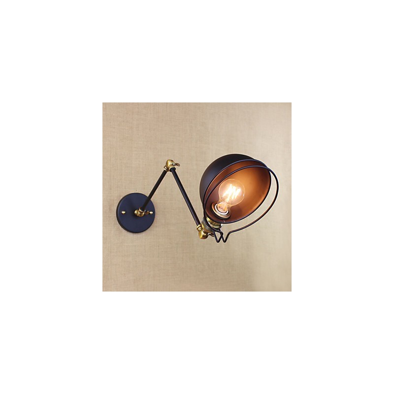 Industrial Retro European Style Village Character Lighting Decorative Wall Lamp Iron arm