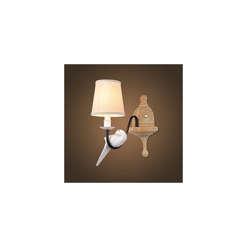 Rustic Lodge Simple Vintage Painting Feature Ambient Light Wall Sconces Wall Light