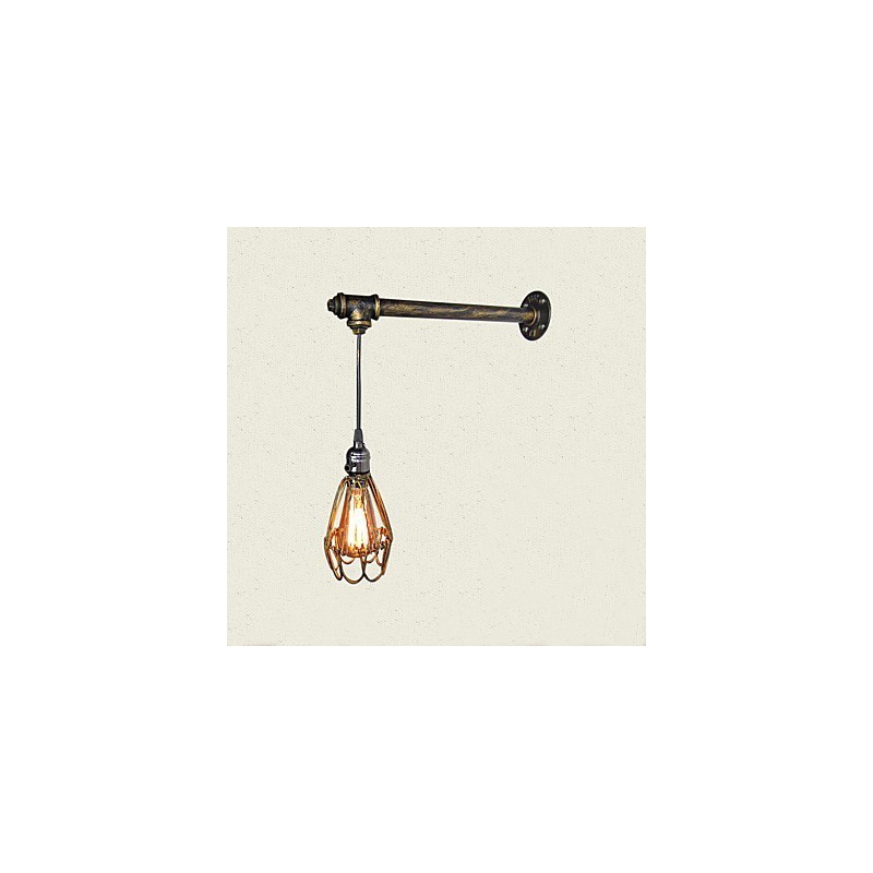Loft vintage Wall Lights With switch Industrial Edison Fashion Simplicity Wall Sconce Metal Base Cap