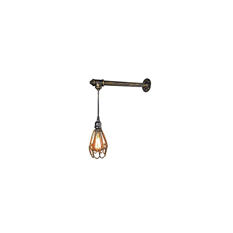 Loft vintage Wall Lights With switch Industrial Edison Fashion Simplicity Wall Sconce Metal Base Cap