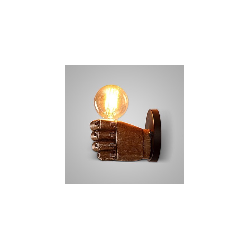Loft industrial Cafe wall lamp Resin wall lamp Lodge Antique Vintage Retro Painting Feature for Mini Style Ambient Light Wall Sconces Wall Light