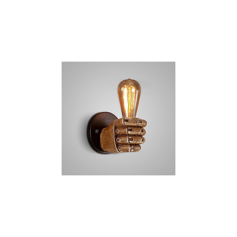 Loft industrial Cafe wall lamp Resin wall lamp Lodge Antique Vintage Retro Painting Feature for Mini Style Ambient Light Wall Sconces Wall Light