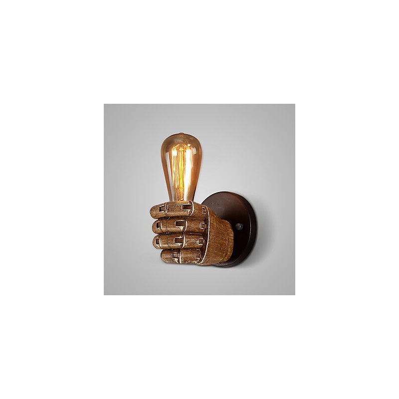 Loft industrial Cafe wall lamp Resin wall lamp Lodge Antique Vintage Retro Painting Feature for Mini Style Ambient Light Wall Sconces Wall Light