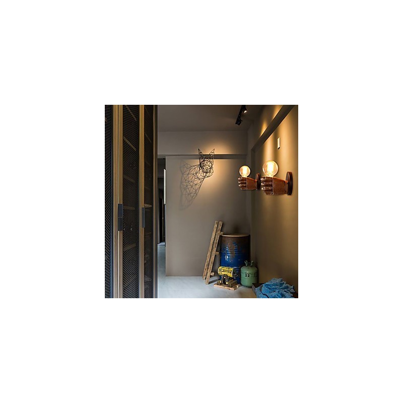 Loft industrial Cafe wall lamp Resin wall lamp Lodge Antique Vintage Retro Painting Feature for Mini Style Ambient Light Wall Sconces Wall Light