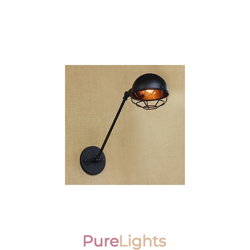 Country Retro Painting Feature for Mini Style Eye ProtectionDownlight Wall Lights