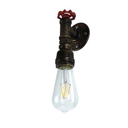 Rustic Lodge Traditional Classic Antique Brass Feature for Ambient Light Wall Sconces Wall Light