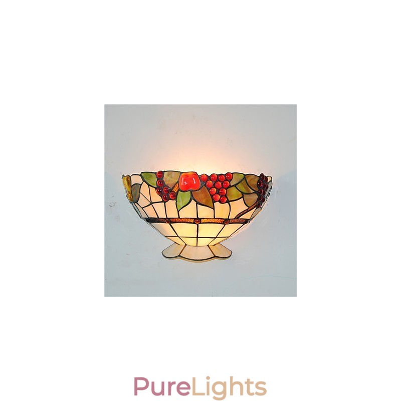 Retro Country Wall Lights Glass Shade Living Room Bedroom Restaurant Cafe Bar Wall Sconces