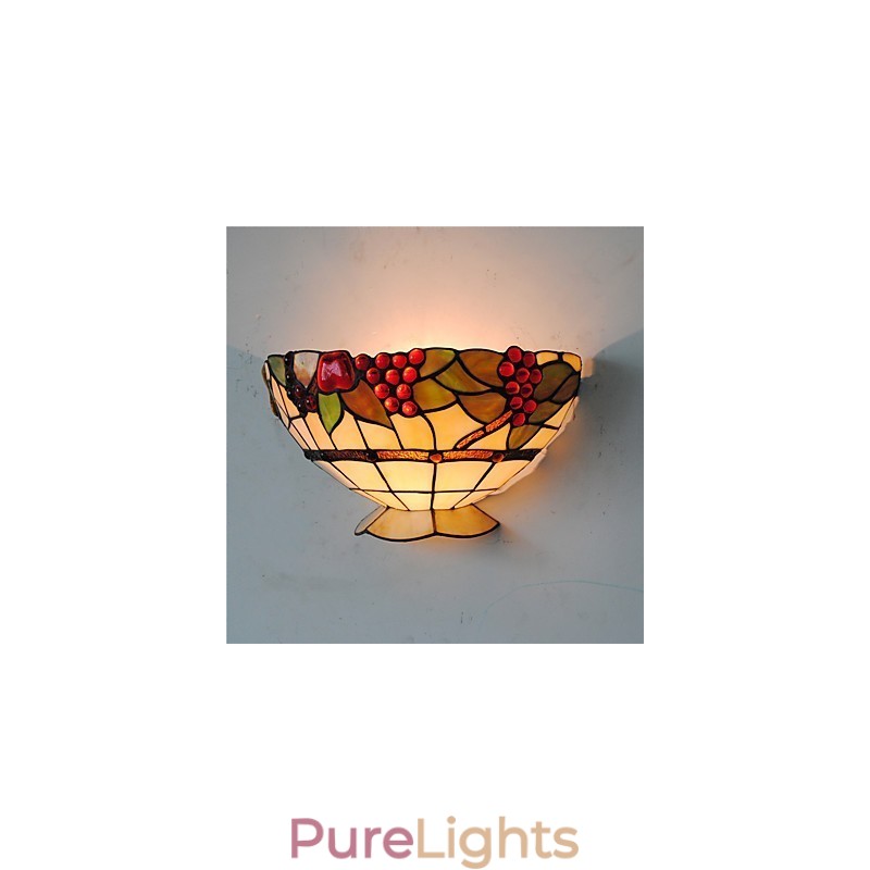 Retro Country Wall Lights Glass Shade Living Room Bedroom Restaurant Cafe Bar Wall Sconces
