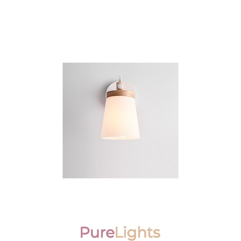 Glassshade And Metal Base Wall Lamp Feature Ambient Light Wall Sconces Wall Light