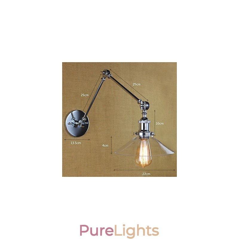 Vintage Country Retro Electroplate Feature for Mini Style Swing Arm Ambient Light Swing