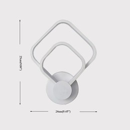 Integrated Modern Contemporary Painting Feature for Ambient Light Wall Sconces Wall Light