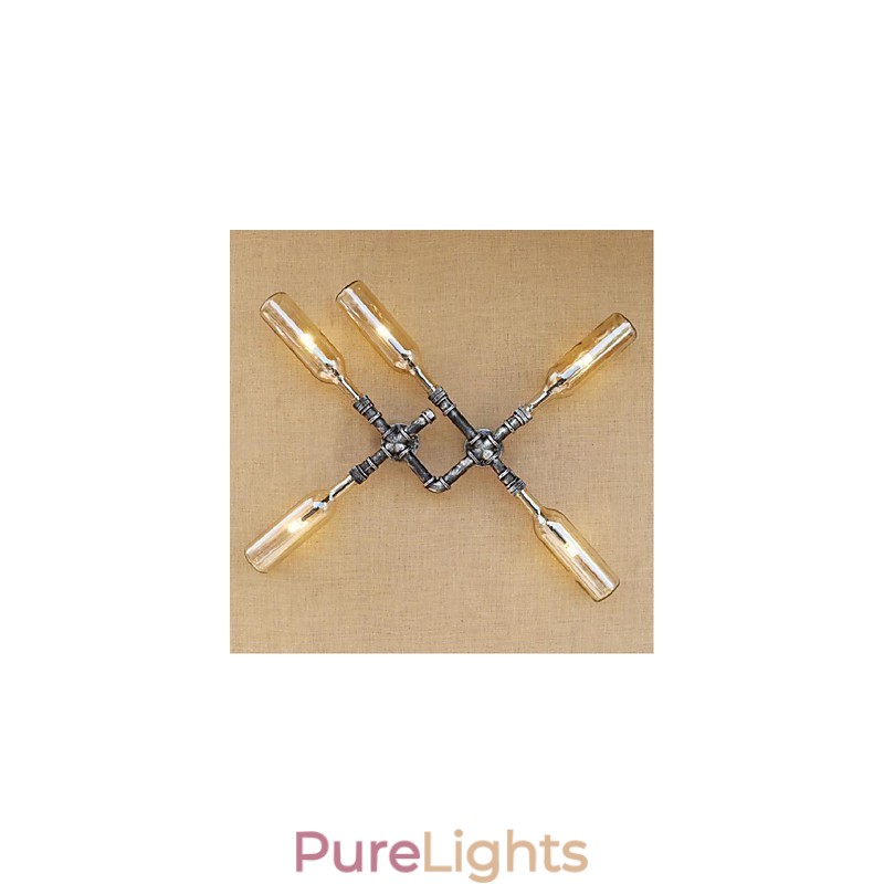 Rustic Lodge Painting Feature for Ambient Light Wall Sconces Wall Light