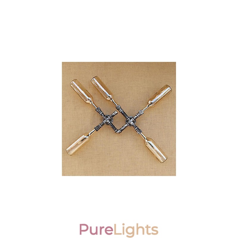 Rustic Lodge Painting Feature for Ambient Light Wall Sconces Wall Light