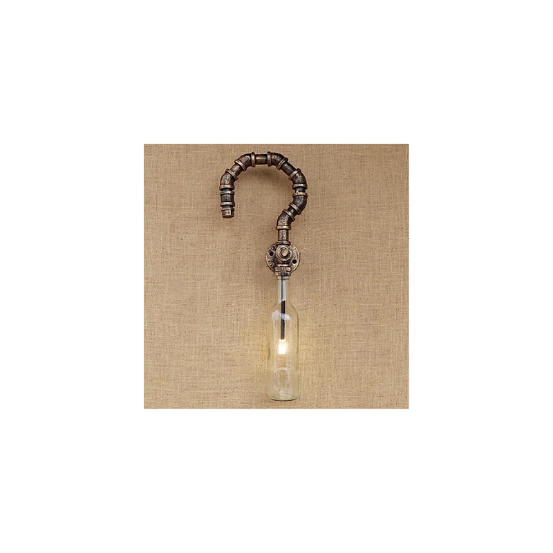 Retro American Village Creative Industry Wind Designer Water Bottle Wall Lamp Wall Light