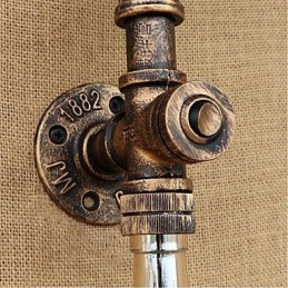 Retro American Village Creative Industry Wind Designer Water Bottle Wall Lamp Wall Light
