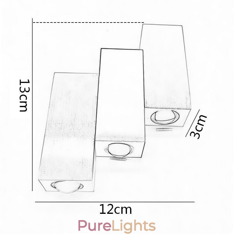 Modern Wall Lights Up And Down Wall Light Aluminum Wall Sconce