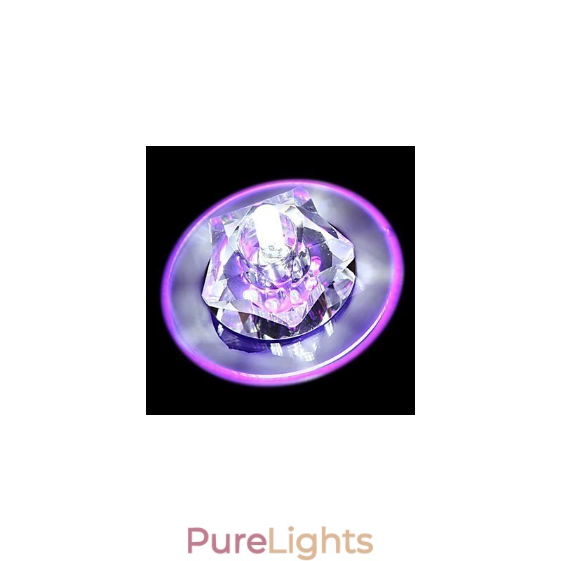 Modern Contemporary Crystal Chrome Crystal Flush Mount