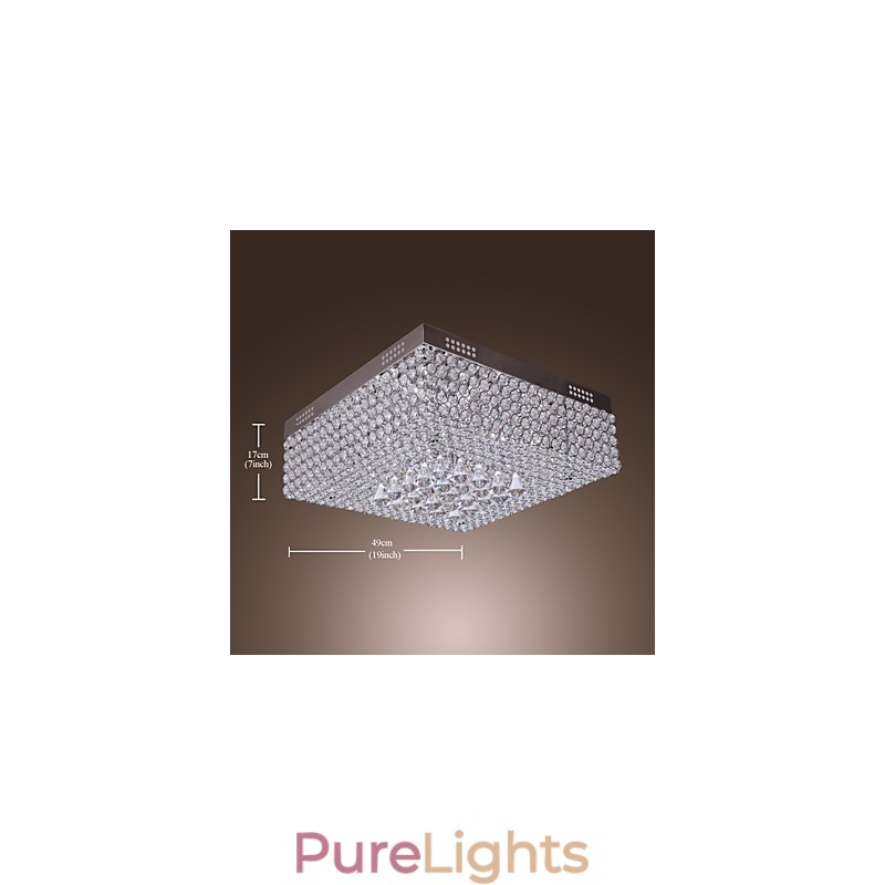 Crystal Beaded Ceiling Light with 45 Colourfuls