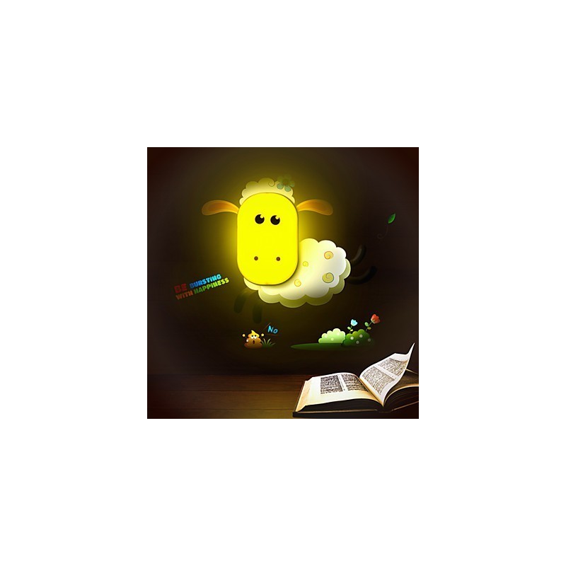 9*6*Fun To Play With Creative Spirit Intelligent Light Control Small Night Light Children Wall Lamp Lights