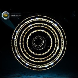 Modern Pendant Light Clear Crystal Ceiling Chandelier Lighting Lamp with D100CM+D80CM+D60CM+D40CM