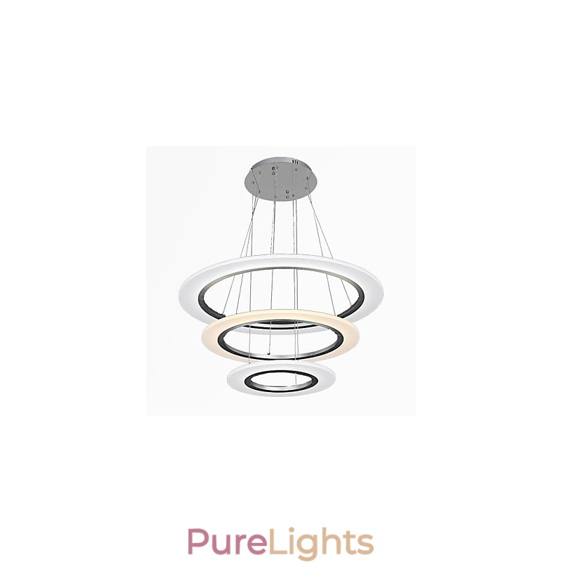 3 Ring DIY Shape Acrylic Pendant Light Ceiling Lamps Chandelier Fixtures with
