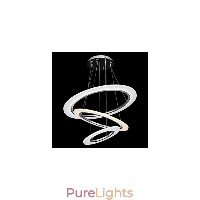 3 Ring DIY Shape Acrylic Pendant Light Ceiling Lamps Chandelier Fixtures with