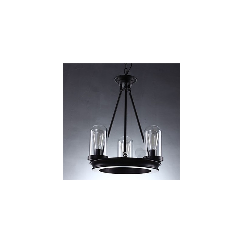 American Retro Round Pendant