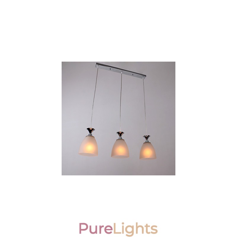 Modern Contemporary Island Mini Style Chrome Pendant Light