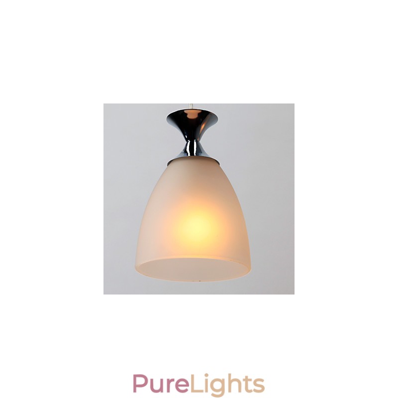 Modern Contemporary Island Mini Style Chrome Pendant Light