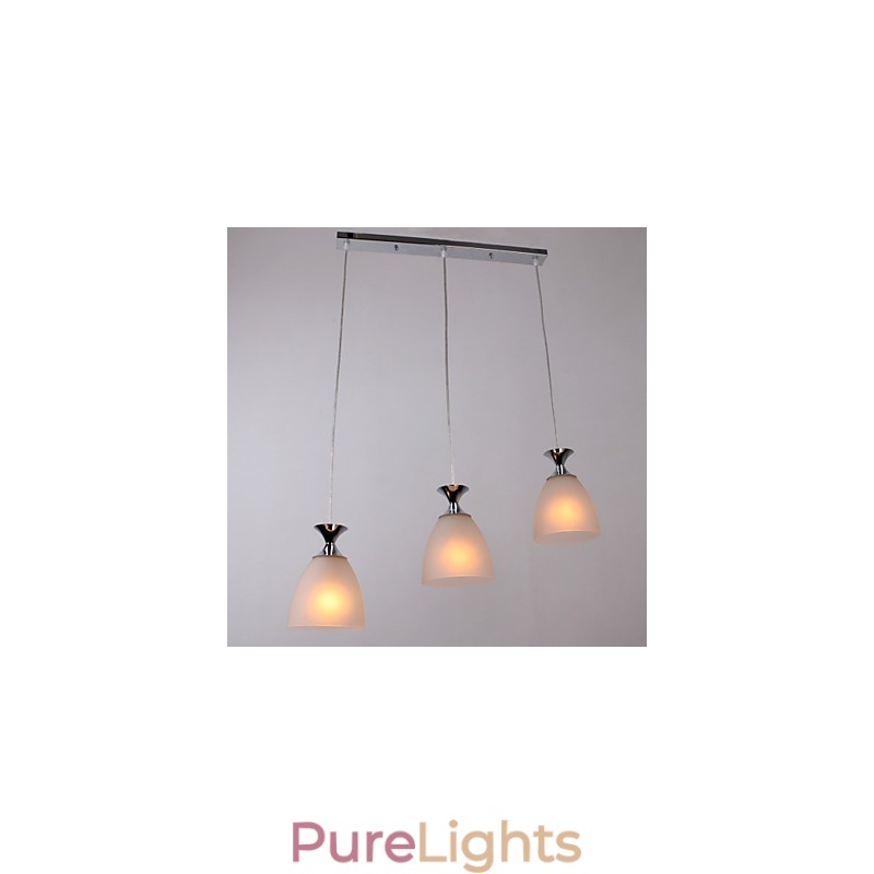 Modern Contemporary Island Mini Style Chrome Pendant Light