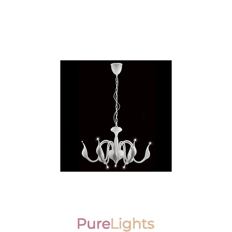 Modern Contemporary Electroplated Metal Chandelier