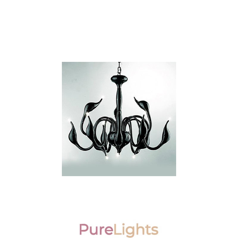 Modern Contemporary Electroplated Metal Chandelier