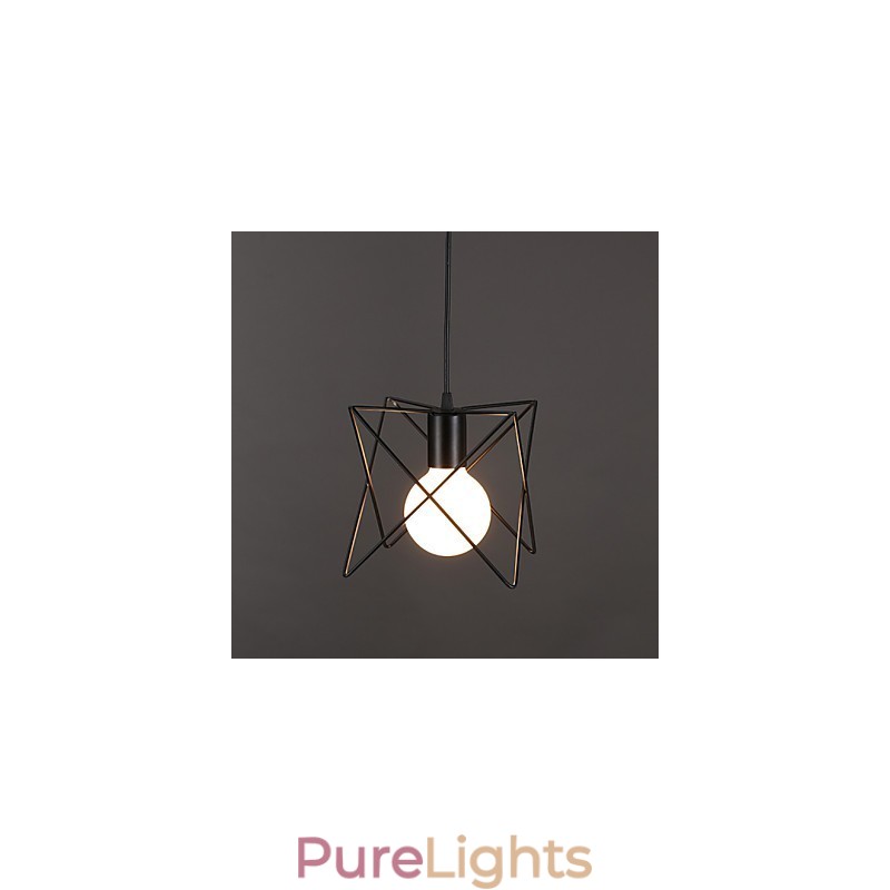 Contracted And Contemporary Creative Design Single Wrought Iron Head Droplight