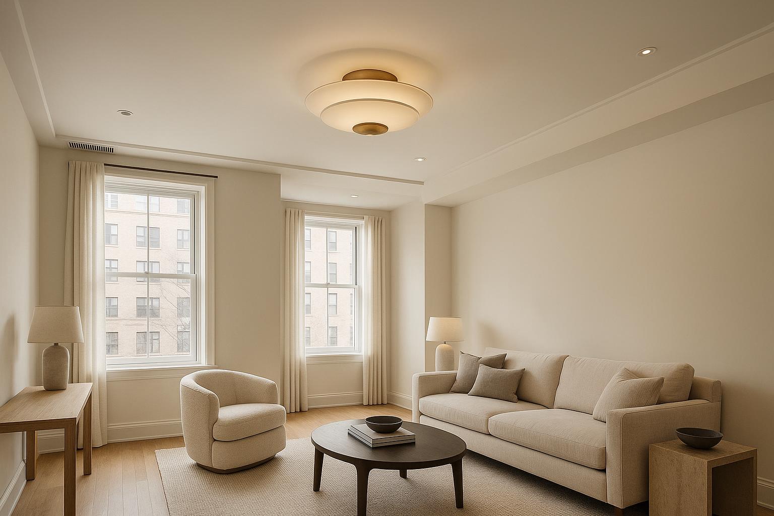 Make the Ceiling Count: A Flush Mount With Real Presence
