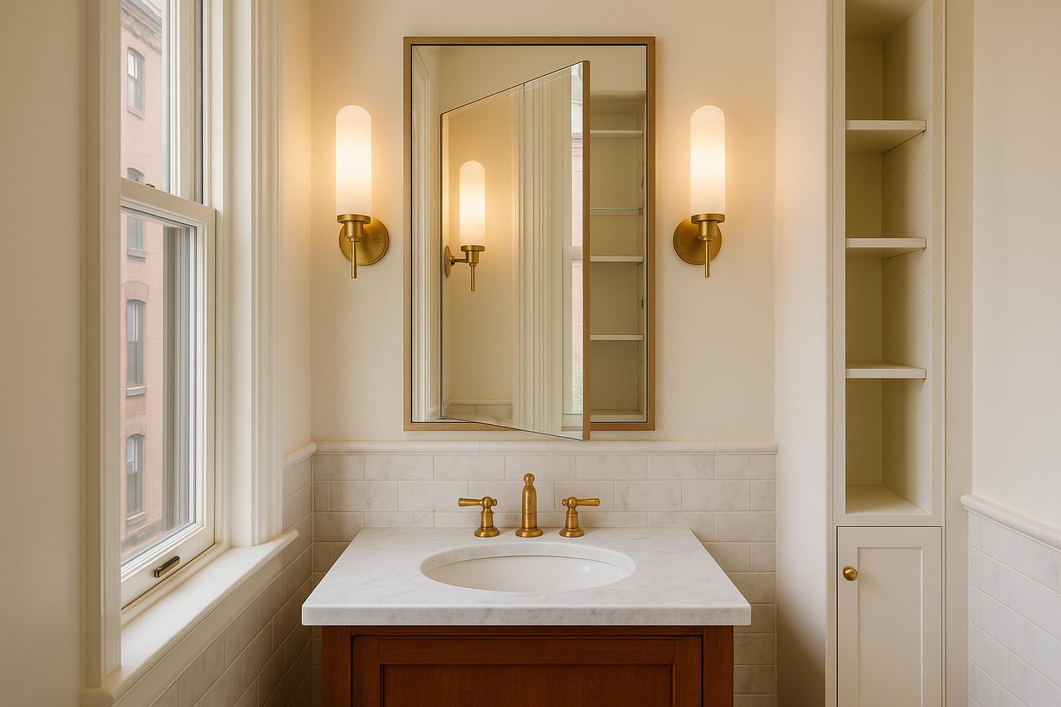 Plan Bathroom Wall Sconces Around the Mirror