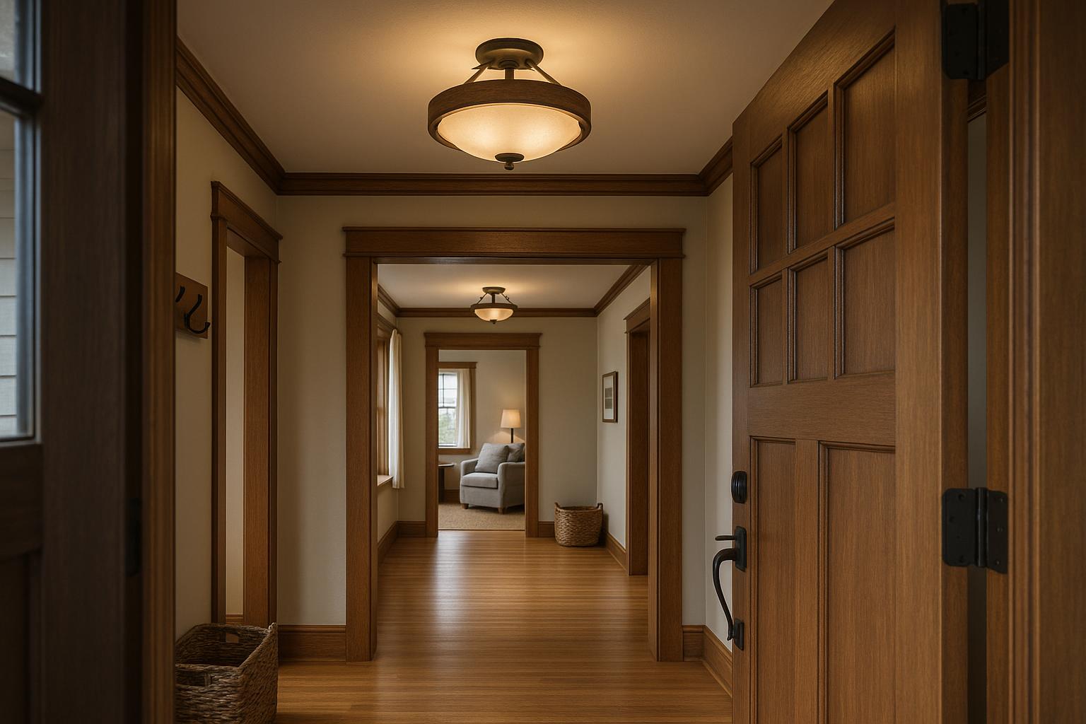 A Quieter Kind of Rustic: How to Choose a Flush Mount