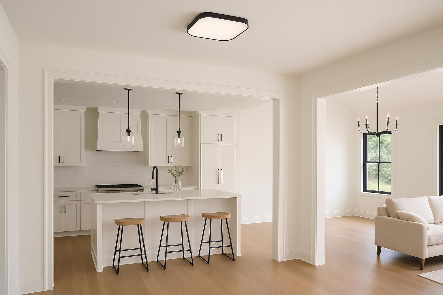 Make the Ceiling Count: A Flush Mount With Real Presence