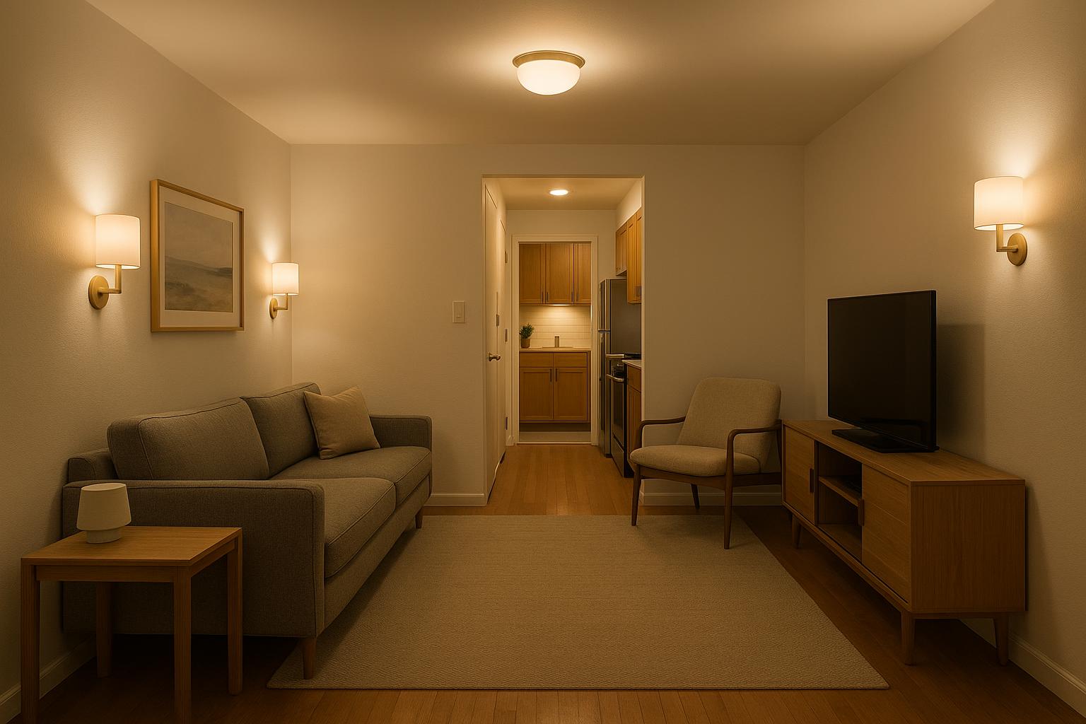 Place Living Room Sconces From the Seat Out